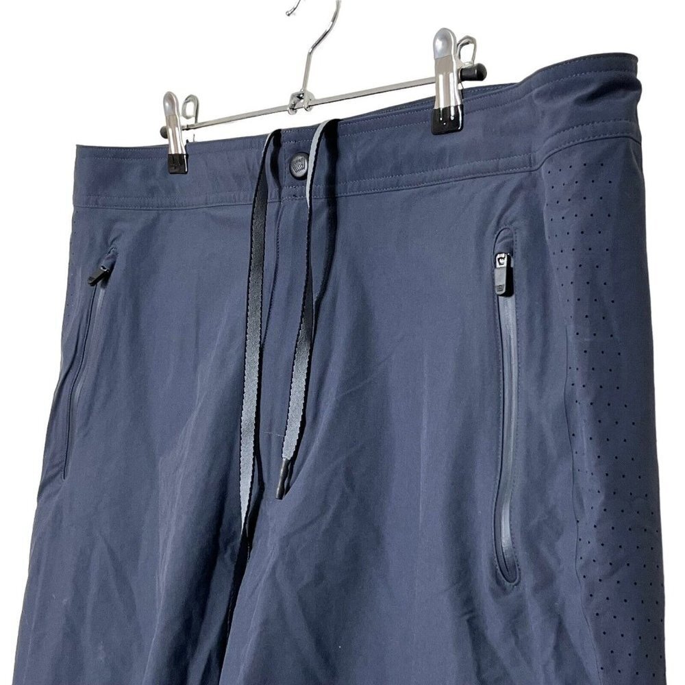 Mack Weldon 4 Way Active Shorts Navy Zipped Pocke… - image 3